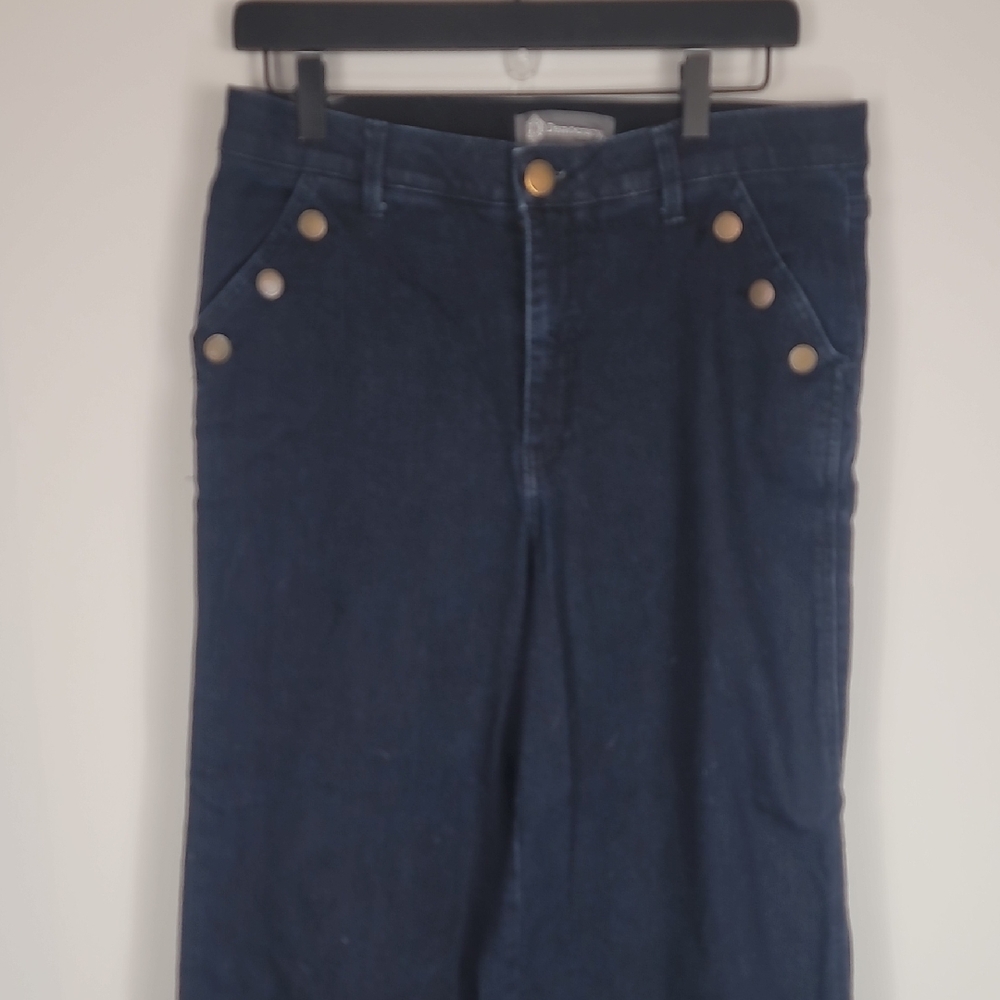 Democracy Dark Blue Pants with Gold Accents
